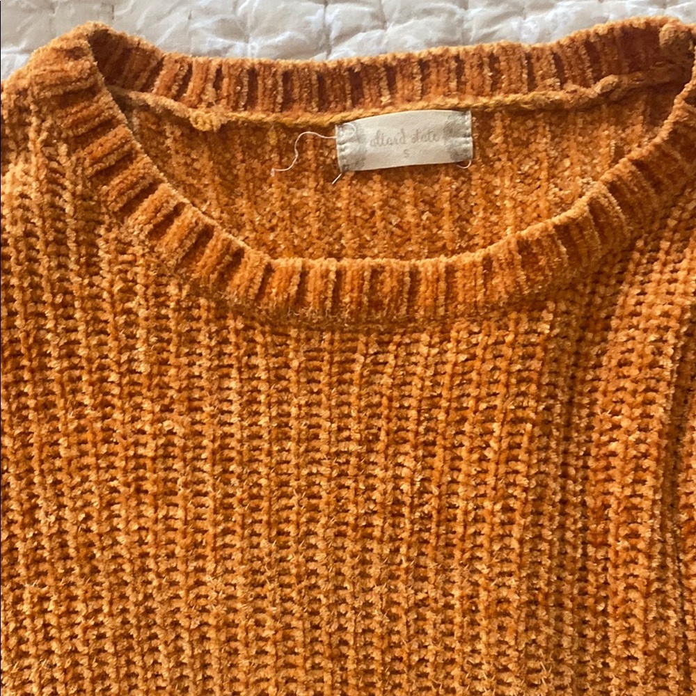 Altar'd State Orange Knit Sweater